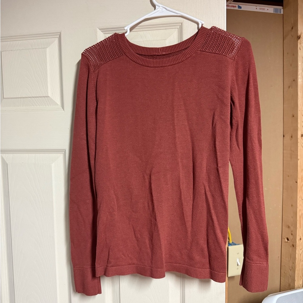 Lululemon Rust Knit Top